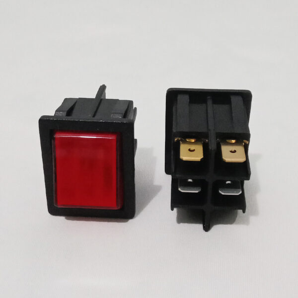 16A 4-Pin Square Rocker Switch(ON-OFF)